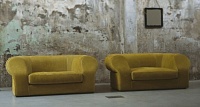 Dublino armchair. 160x105 h.65 Nabuck Green